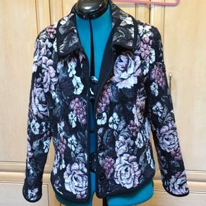 🔥Vintage Dress Barn Roses Brocade Jacket